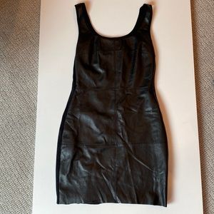 leather dress